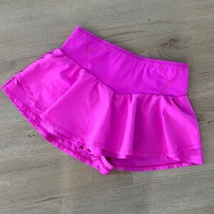 FREE PEOPLE FP MOVEMENT Vibrant Pink Athletic Skirt Skort Shorts Size S
